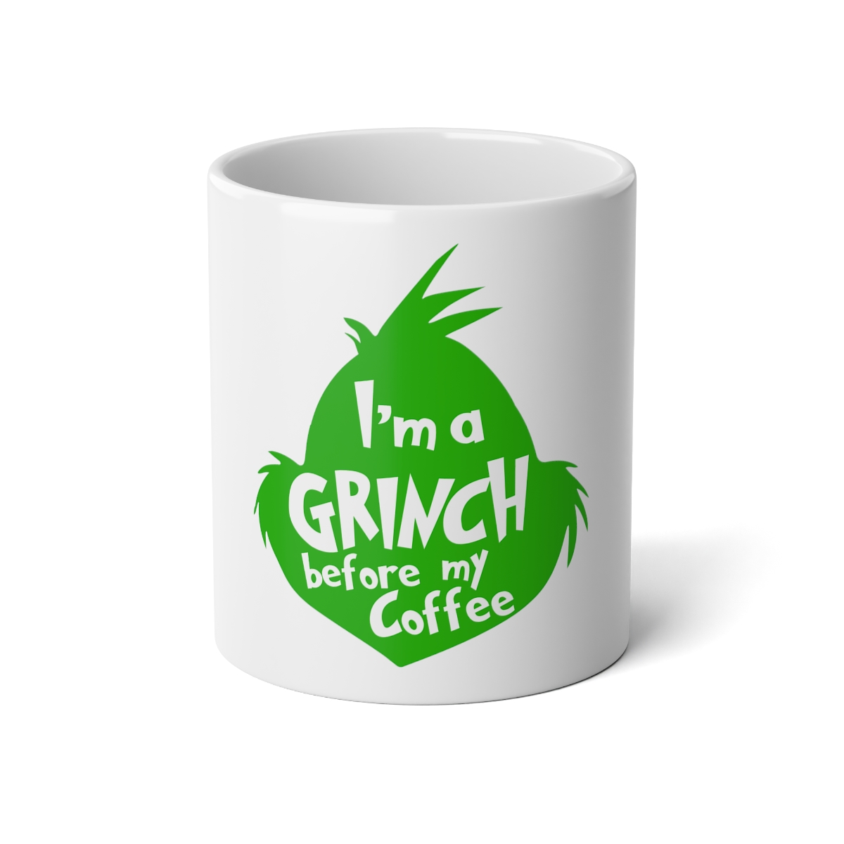 I am a Grinch before Coffee Iced Coffee Cup, Glass Beer Can